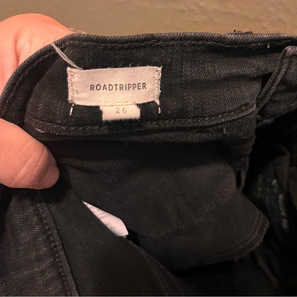 Madewell Faded Black Roadtripper Skinny Jeans size 26 - Picture 7 of 8